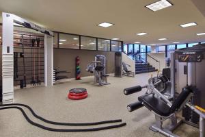 Fitness centrum a/nebo fitness zařízení v ubytování Hilton Anchorage