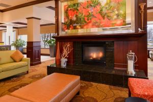 Area soggiorno di Hilton Garden Inn Columbus/Polaris
