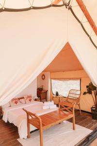 Cama ou camas em um quarto em Dreamsea Mediterranean Camp