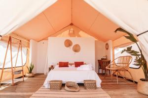 Cama ou camas em um quarto em Dreamsea Mediterranean Camp
