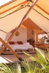 Cama ou camas em um quarto em Dreamsea Mediterranean Camp