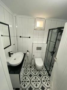 Koupelna v ubytování YZC APART