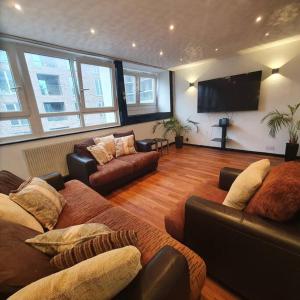 O zonă de relaxare la 3Beds Family Friendly in London with good transport links