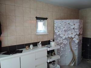Koupelna v ubytování villa Pšenek benessere