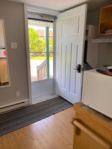 Dapur atau dapur kecil di Chalets Glenn