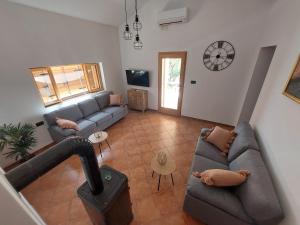 Ruang duduk di Olive Garden House Šibenik