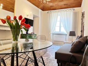 Posezení v ubytování Il canto de' Cenci apartment