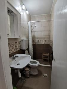 Koupelna v ubytování Miris planine Rudnik