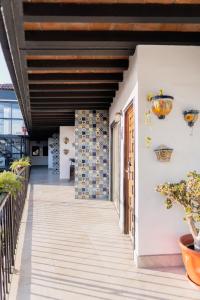 Balkón nebo terasa v ubytování Hotel Posada El Rey Sol