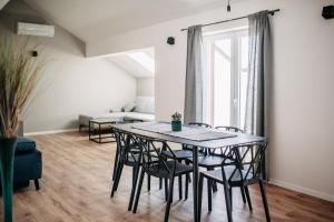 Posezení v ubytování Apartments Muller