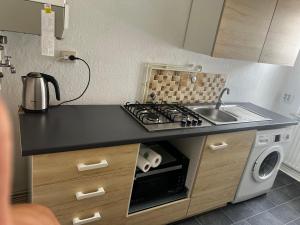 Ett kök eller pentry på Apartment Hannover