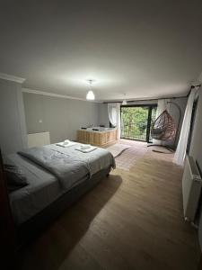 מיטה או מיטות בחדר ב-MARİPOSA LUXURY HOUSE