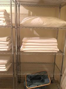聖克里斯托瓦爾－德拉斯卡薩斯的住宿－HOTEL PROVINCIA，衣柜配有毛巾架和毛巾