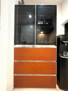 Kuchyň nebo kuchyňský kout v ubytování guesthouse Nakatsu