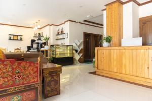 Posezení v ubytování Hotel Yakroo Manang