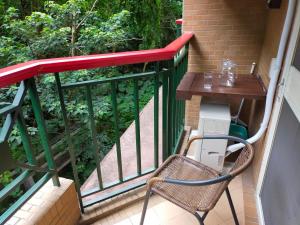 En balkong eller terrasse på 知本溫泉家