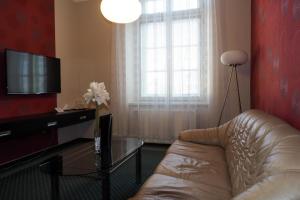 TV a/nebo společenská místnost v ubytování Hotel Vacek Pod Věží