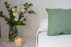 Sagitario Rymar Apartamentos的休息区