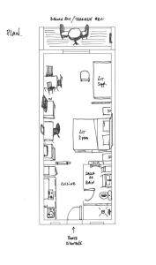 "LE MARINA" Maison & Appartements proche de la mer avec piscine平面图