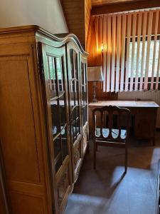 Postel nebo postele na pokoji v ubytování Gîte des Hurlevents