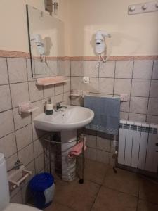 Koupelna v ubytování Casa Arruebo