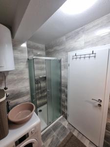 Koupelna v ubytování Apartman Baban 2