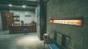 Kuchyň nebo kuchyňský kout v ubytování Kenting True Color Hostel