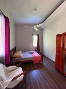 Postel nebo postele na pokoji v ubytování L'oasis de L'Entre-Deux