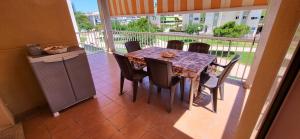 A balcony or terrace at Xeraco Beach Alma