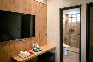 Koupelna v ubytování inami B&B