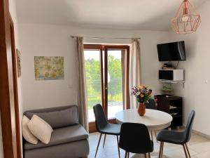 A television and/or entertainment centre at AnnApartman