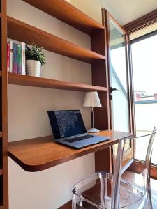 Die Bibliothek in der Ferienwohnung