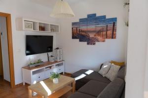 TV a/nebo společenská místnost v ubytování Apartamento Marina de Torrox