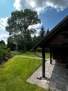 Um jardim em log cabin in Czech-Saxon Switzerland