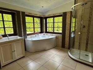 Um banheiro em log cabin in Czech-Saxon Switzerland