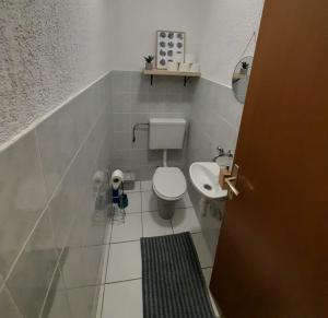 Koupelna v ubytování Lucija