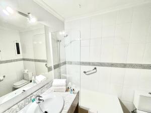 Koupelna v ubytování Apartamentos Ulia