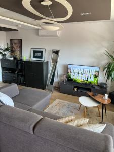 Posezení v ubytování Luxury apartment LUNA for 6, sauna, center, ****