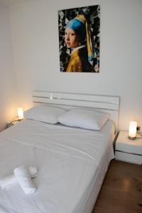 Posteľ alebo postele v izbe v ubytovaní Apartment Nede