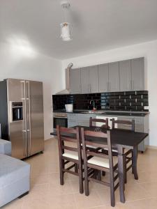 Kuchyň nebo kuchyňský kout v ubytování Seaside apartment