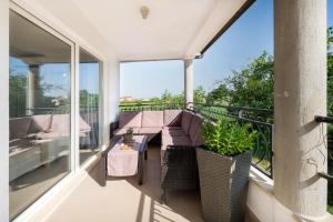 Balkón nebo terasa v ubytování Apartman 6 + 2
