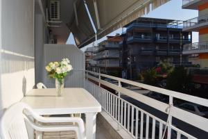 Balkón nebo terasa v ubytování Hotel Katia