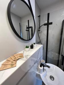 Kúpeľňa v ubytovaní Nieborowska Loft - stylish apartment