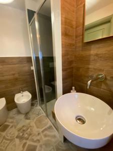Koupelna v ubytování A Casa del Console apartment