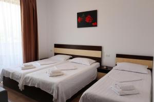 Postel nebo postele na pokoji v ubytování Summer Rest
