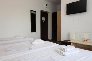 Postel nebo postele na pokoji v ubytování Summer Rest