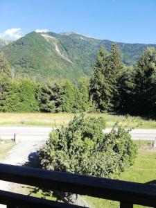 Ein allgemeiner Bergblick oder ein Berglick von der Ferienwohnung aus