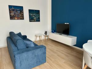 TV a/nebo společenská místnost v ubytování NOUVELLE VAG - Apartment & Room