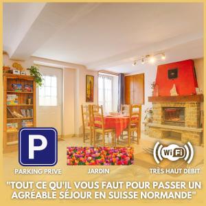 Fotografia z galérie ubytovania Les maisons de vacances GHK -Jardin-Wifi-parking v destinácii Ouilly-le-Basset