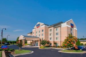 a rendering of a hotel with a parking lot at Fairfield Inn and Suites South Hill I-85 in South Hill